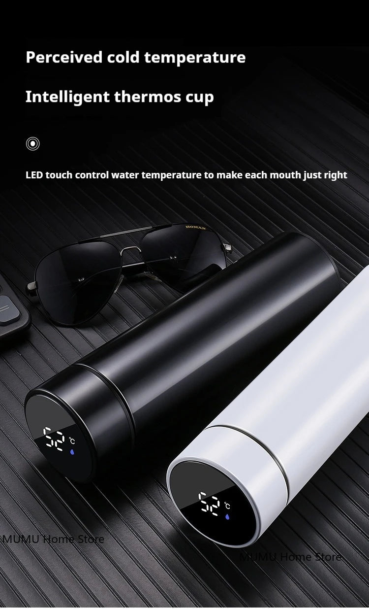 500ML Intelligent Temperature Thermos Bottle – LED Display & Stainless Steel Insulation