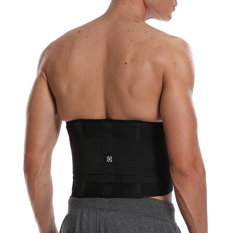Men's Waist Trainer Vest – 2-in-1 Neoprene Slimming Body Shaper with Double Belts & Zipper | Sweat Vest for Fitness & Weight Loss