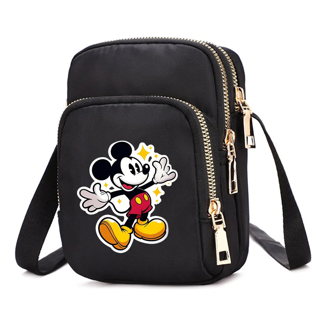 Mickey & Minnie Mouse Women’s Shoulder Bag – Crossbody Cell Phone Purse