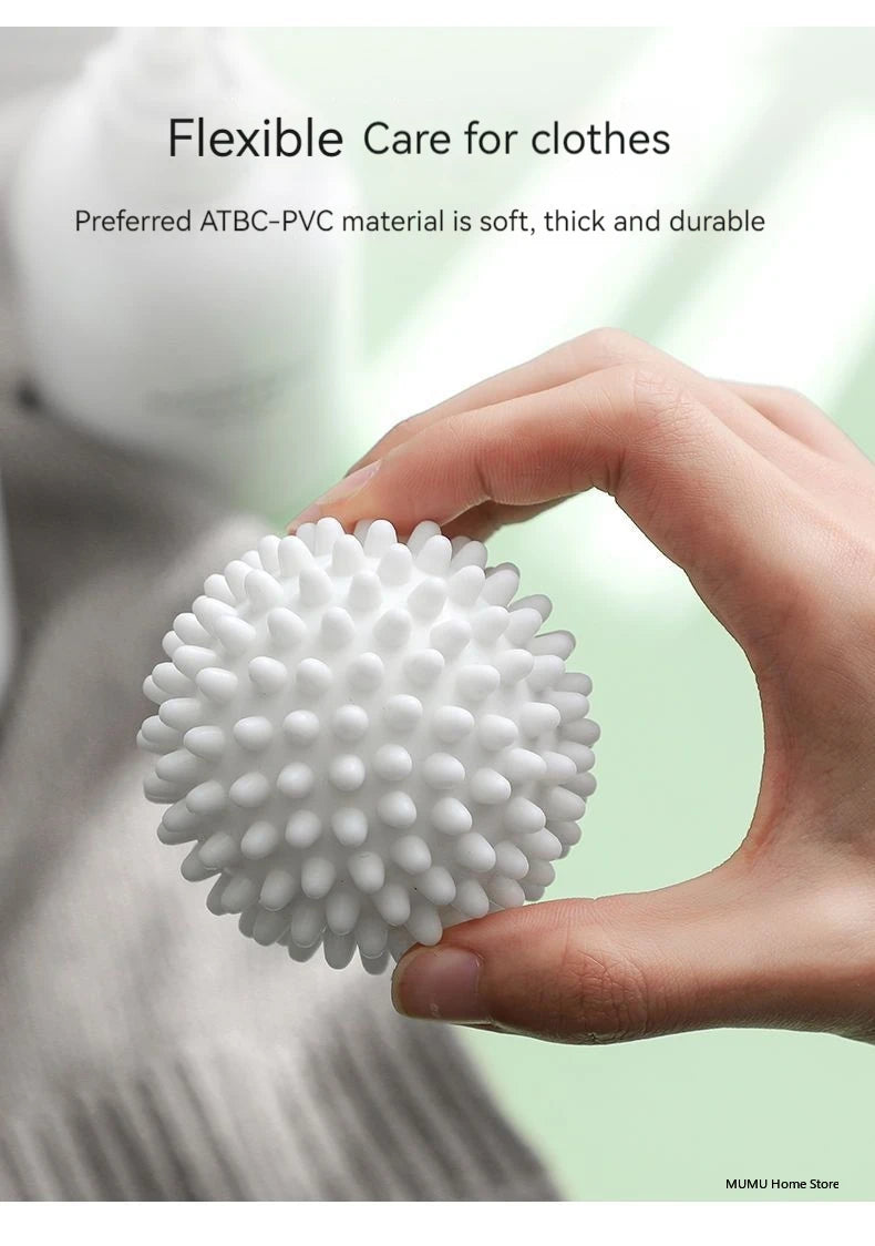 Reusable Laundry Balls – Fabric Softener Dryer Balls for Washing Machine