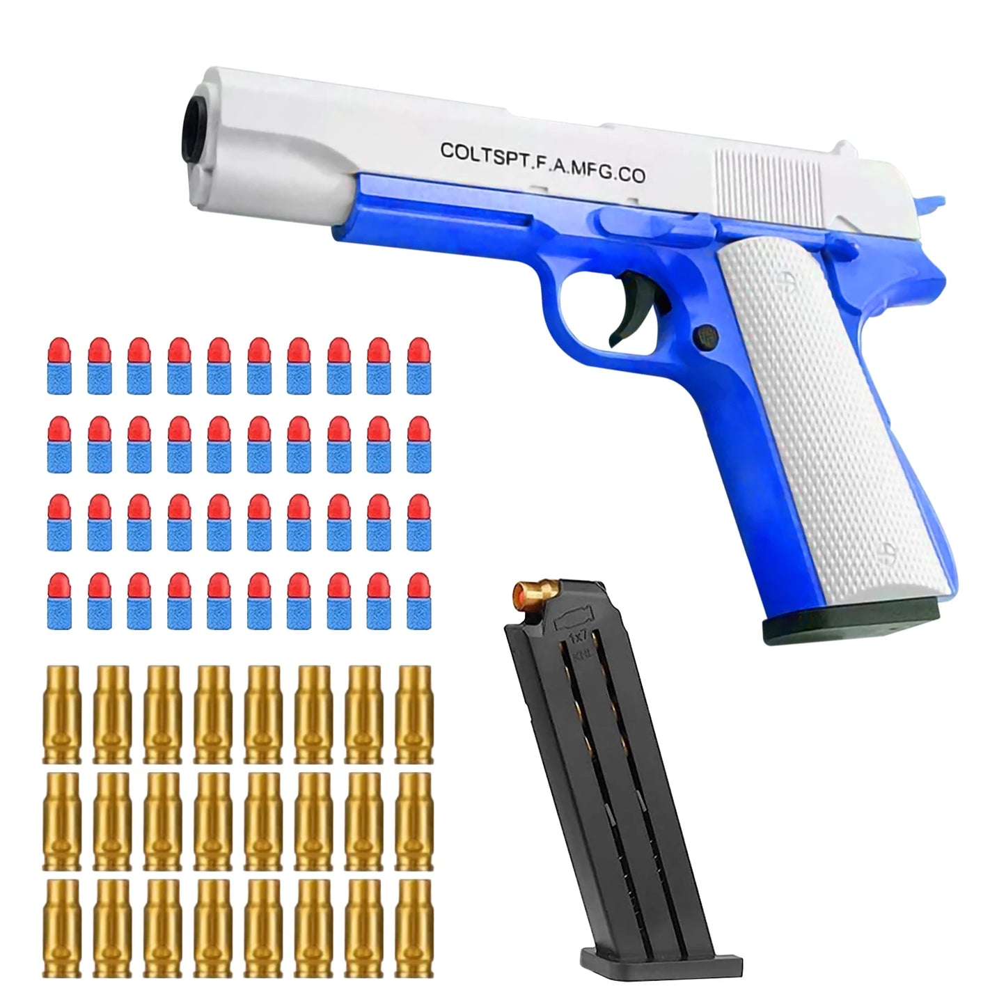 Shell Ejecting Toy Pistol – Safe Soft Bullet Blaster for Kids