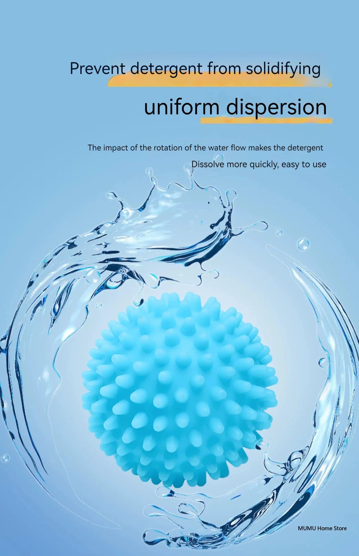 Reusable Laundry Balls – Fabric Softener Dryer Balls for Washing Machine