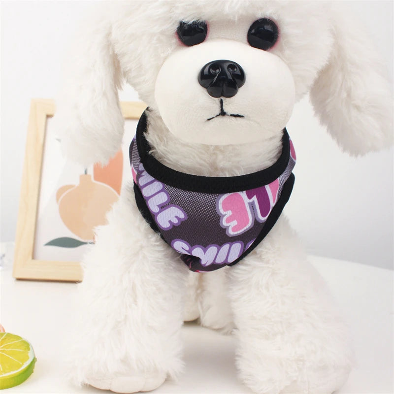 Cute Pet Dog Summer Vest – Smiling Face Print T-Shirt for Small Dogs (XS–XXL)
