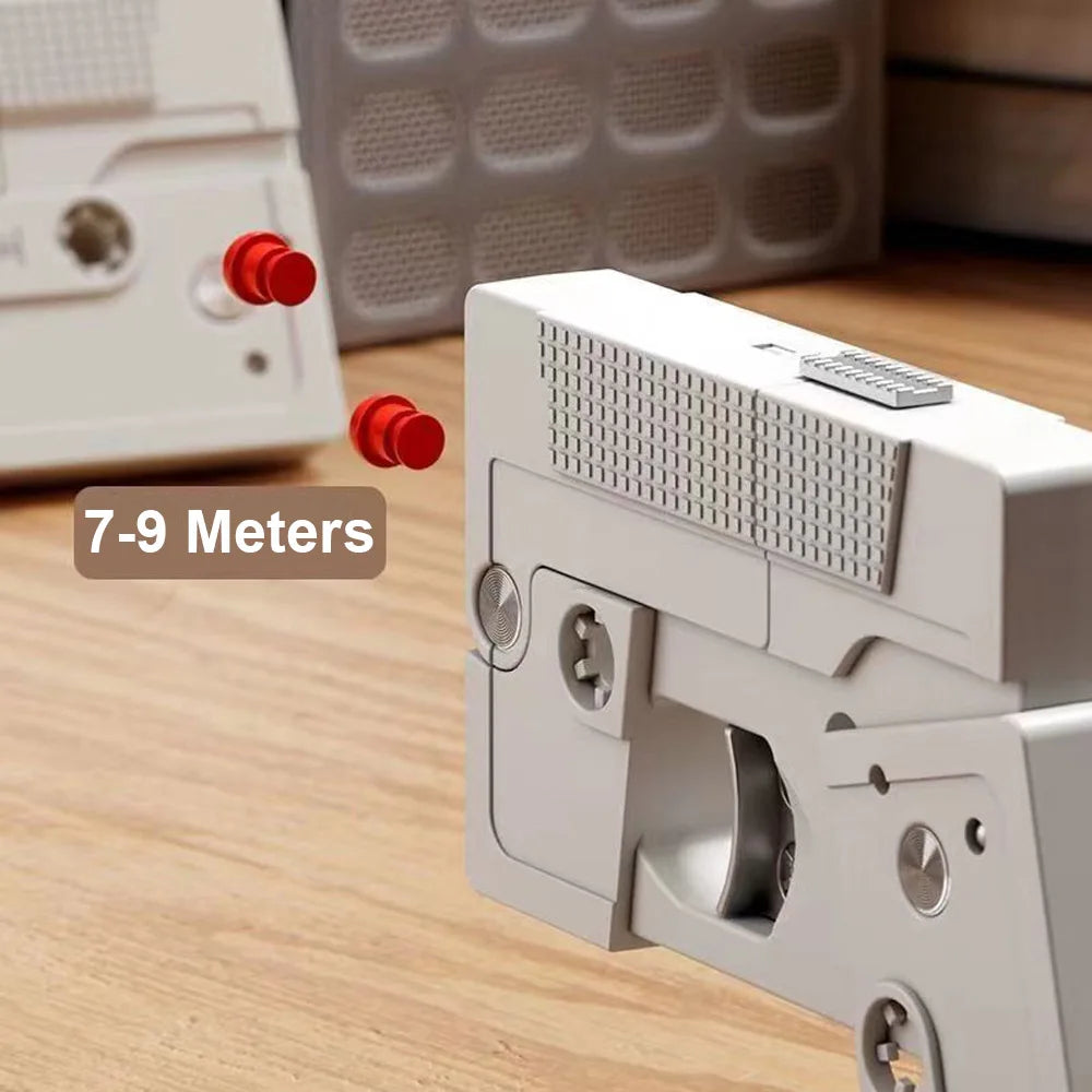 Cassette Tape Folding Toy Gun – Realistic Shell Ejecting Action!