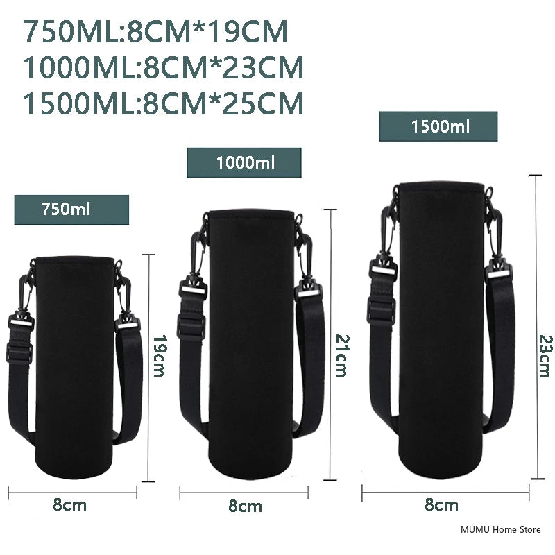 Sport Water Bottle Case – Insulated Neoprene Pouch Holder Sleeve Cover