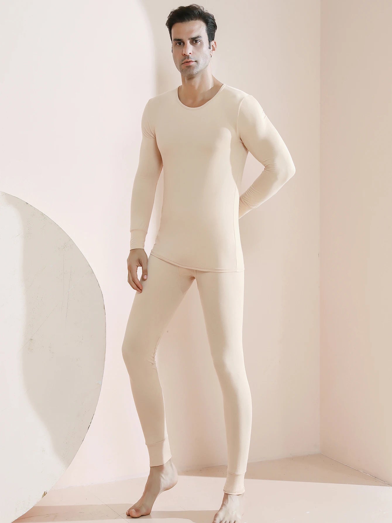 Men’s Premium Thermal Underwear Set – Ultra-Soft Fleece Lined Long Johns | 2-Piece Base Layer for Cold Weather & Outdoor Sports