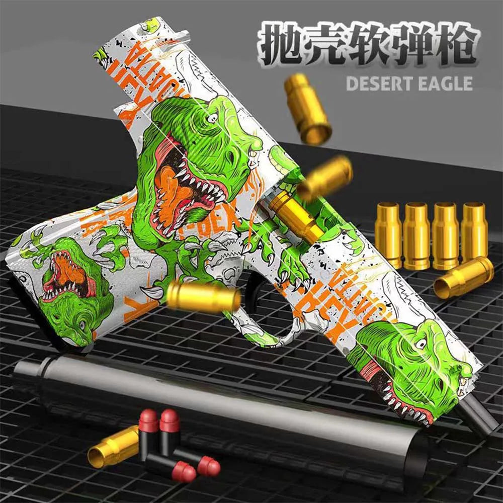 Blaster Toy Gun with Soft Foam Bullets – Safe Pistol for Kids