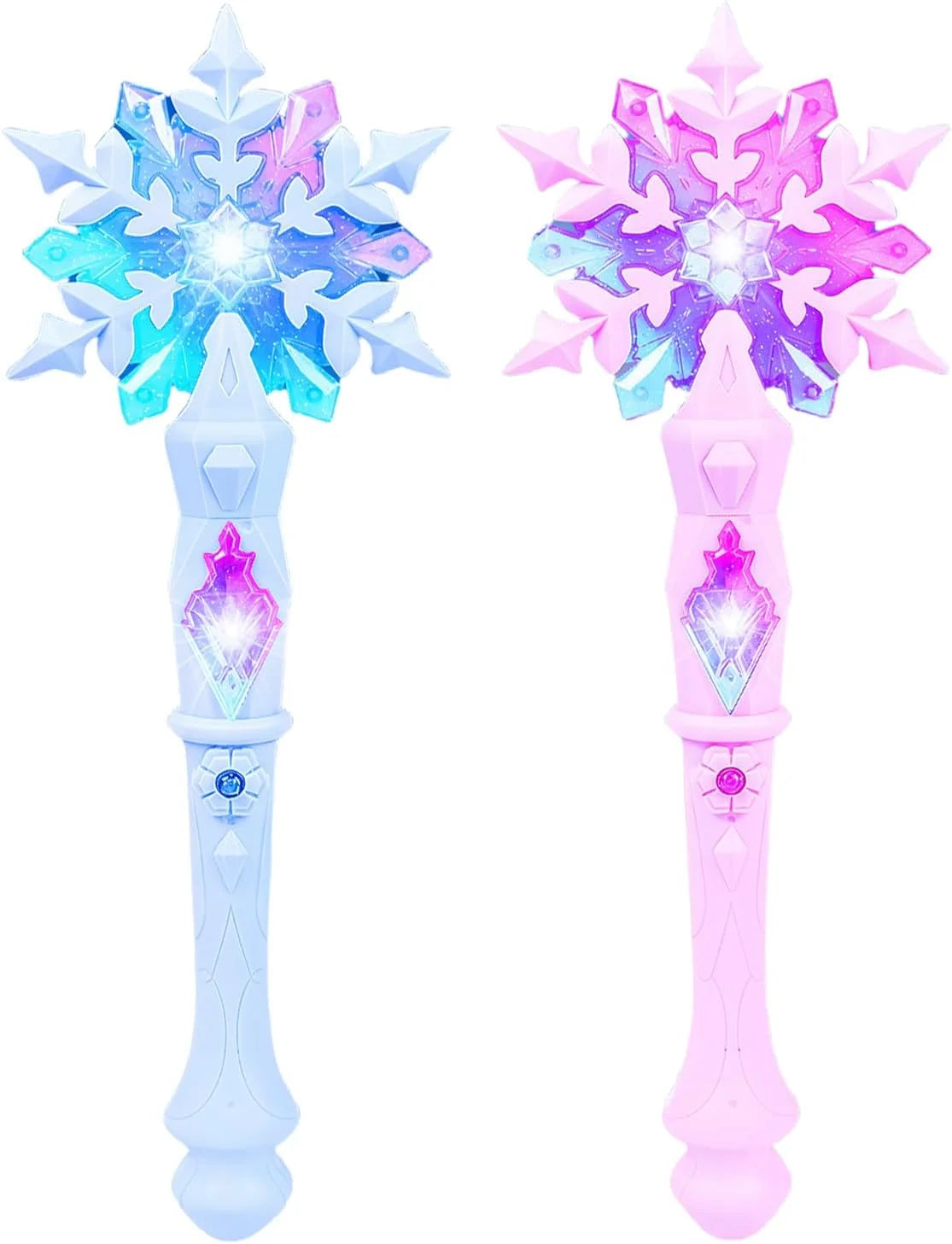 Light Up Princess Wand, Snowflake LED Magic Wand