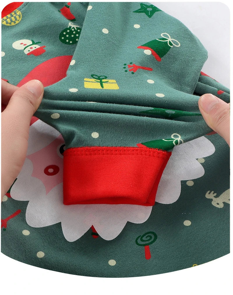 Unisex Cotton Pajama Set for Kids – Cozy Autumn & Winter Sleepwear