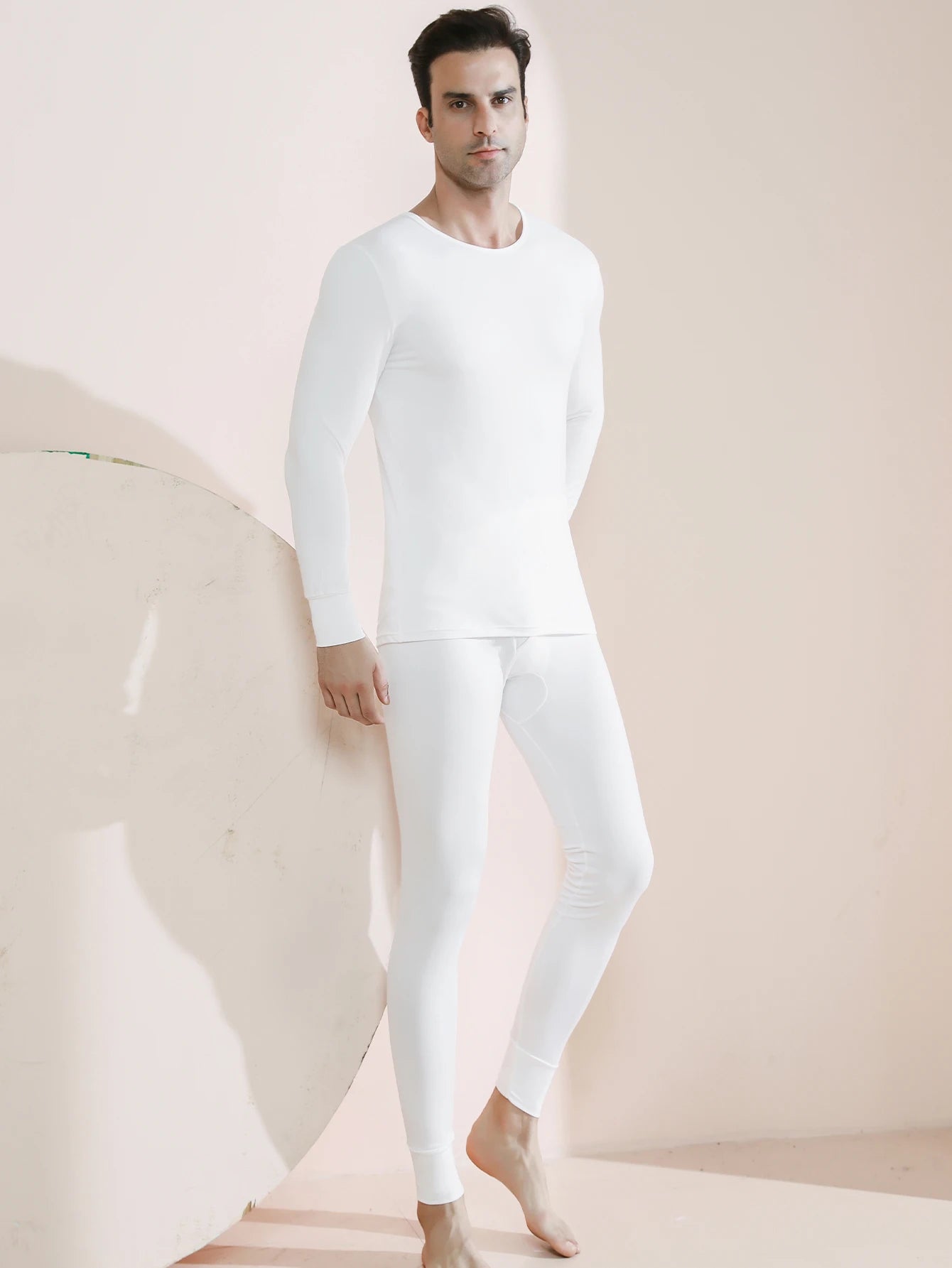 Men’s Premium Thermal Underwear Set – Ultra-Soft Fleece Lined Long Johns | 2-Piece Base Layer for Cold Weather & Outdoor Sports