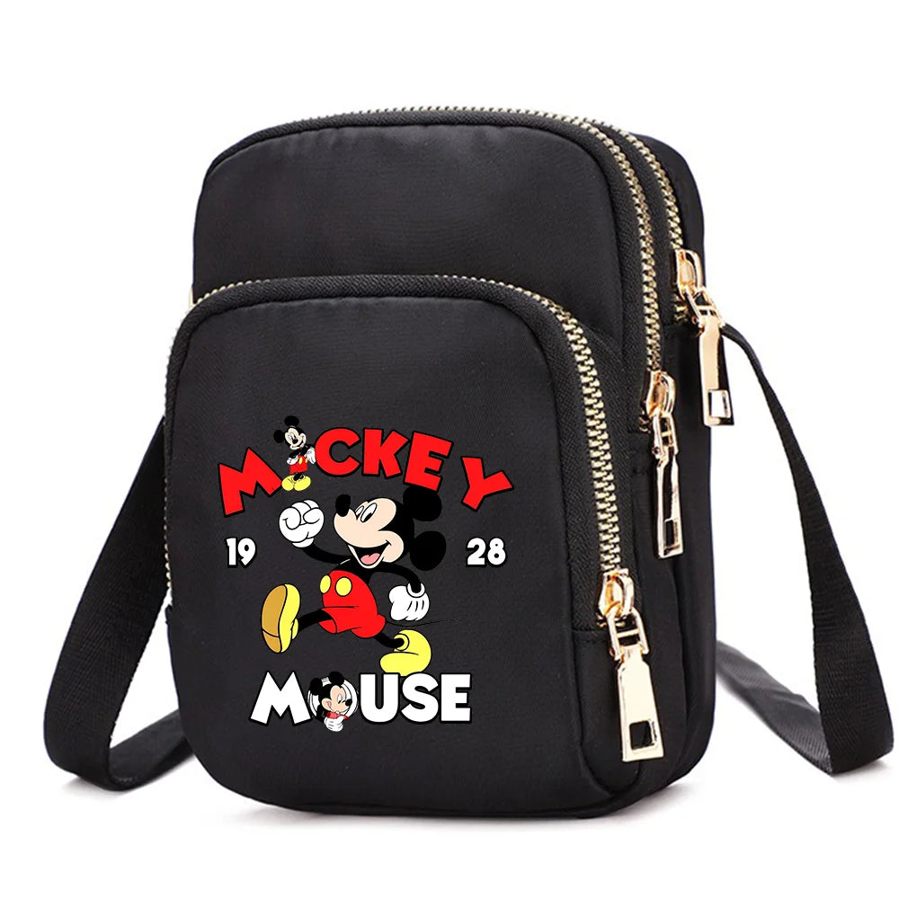 Mickey & Minnie Mouse Women’s Shoulder Bag – Crossbody Cell Phone Purse