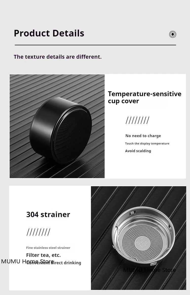 500ML Intelligent Temperature Thermos Bottle – LED Display & Stainless Steel Insulation