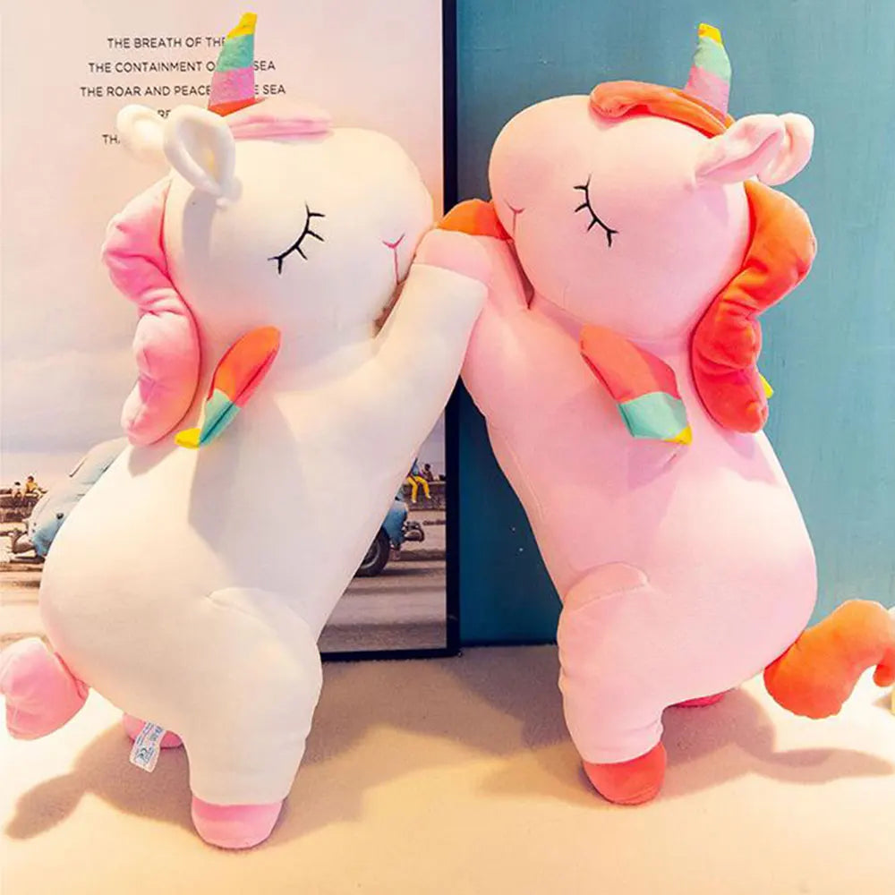 Unicorn Plush Sleeping Pillow – Soft Stuffed Animal in Multiple Colors | Magical Birthday Gift for Children