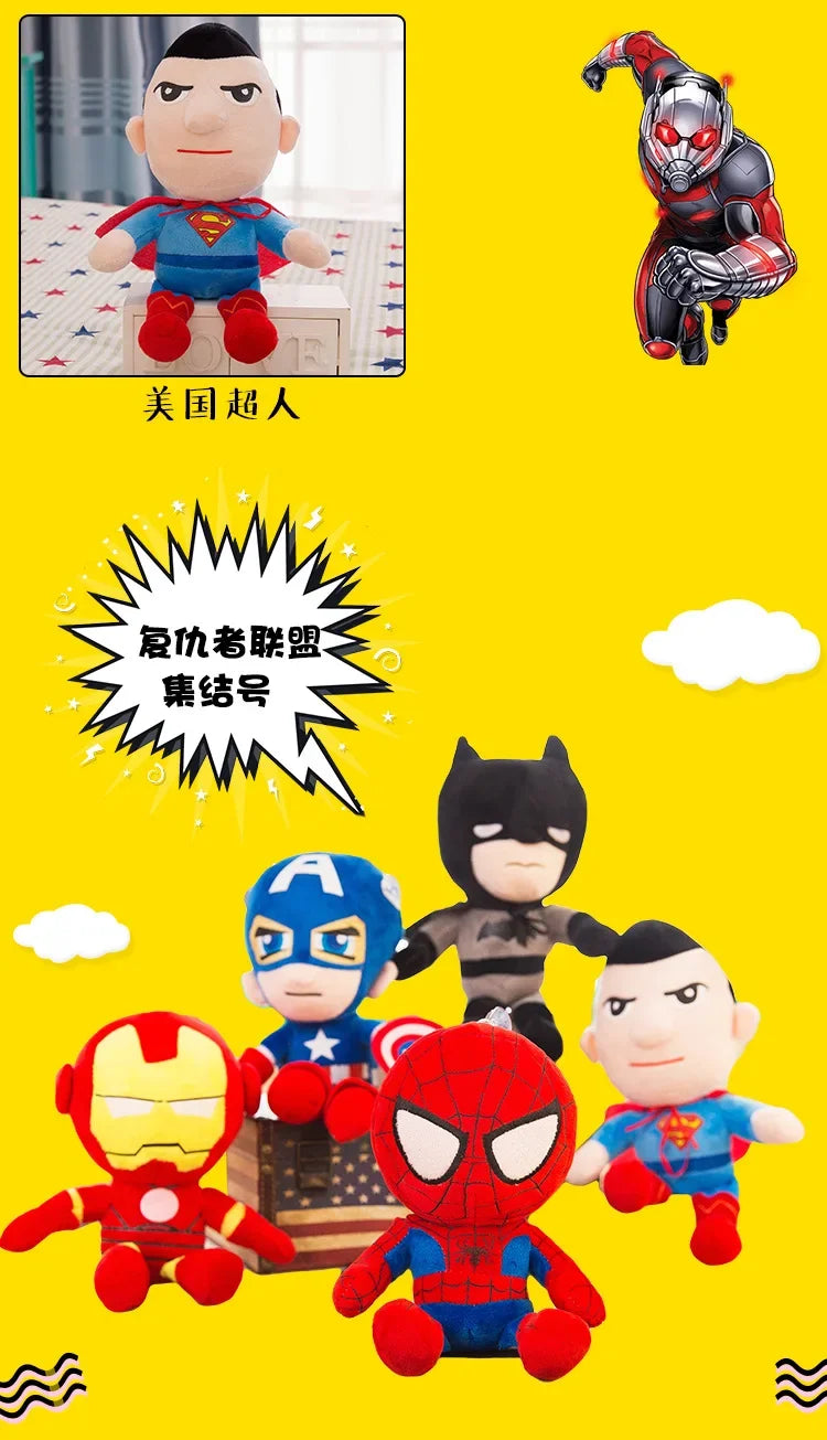 27/40cm Marvel Spiderman Plush Doll – Soft Stuffed Superhero Toy | Avengers Gift for Boys, Christmas & Birthdays