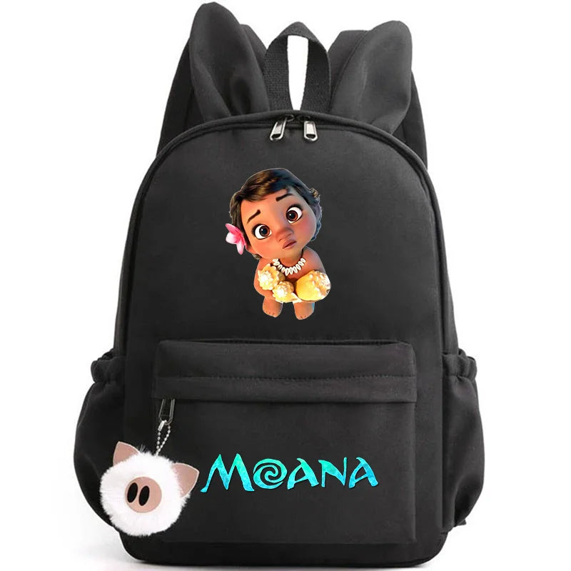 Disney Moana Backpack – Stylish & Practical with Playful Rabbit Ears for Kids and Teens
