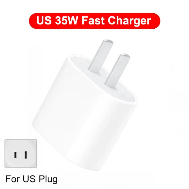 35W USB-C Fast Charger with Cable – Compatible with iPhone 11/12/13/14/15 Series
