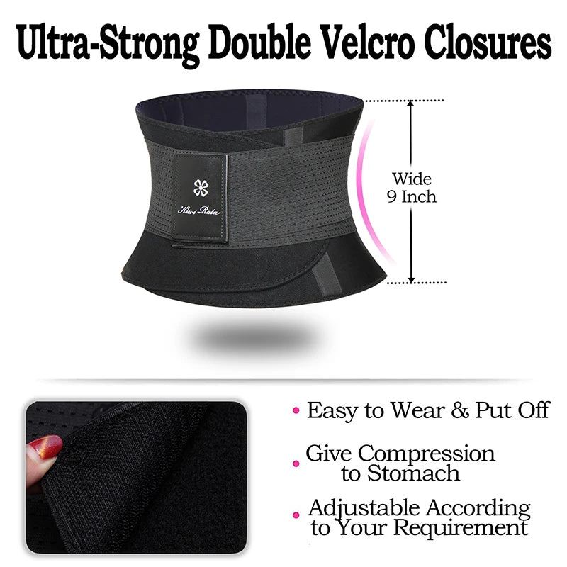 Men's Waist Trainer Vest – 2-in-1 Neoprene Slimming Body Shaper with Double Belts & Zipper | Sweat Vest for Fitness & Weight Loss