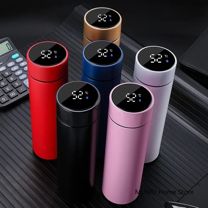 500ML Intelligent Temperature Thermos Bottle – LED Display & Stainless Steel Insulation