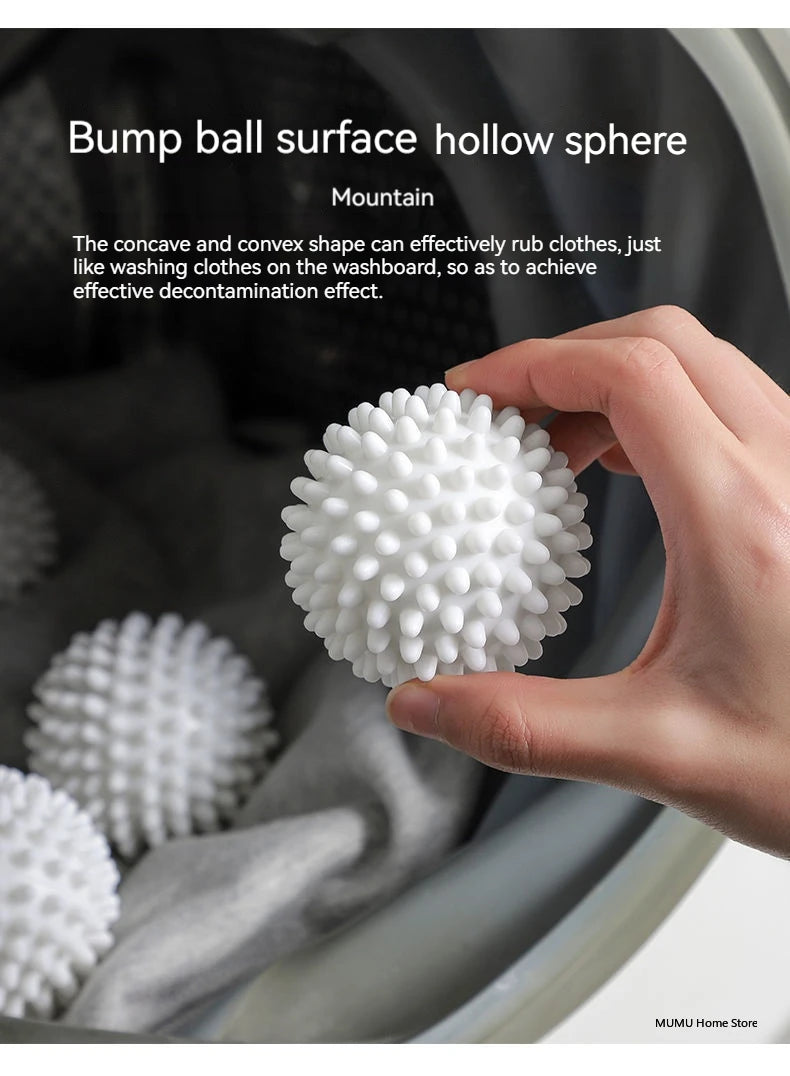 Reusable Laundry Balls – Fabric Softener Dryer Balls for Washing Machine