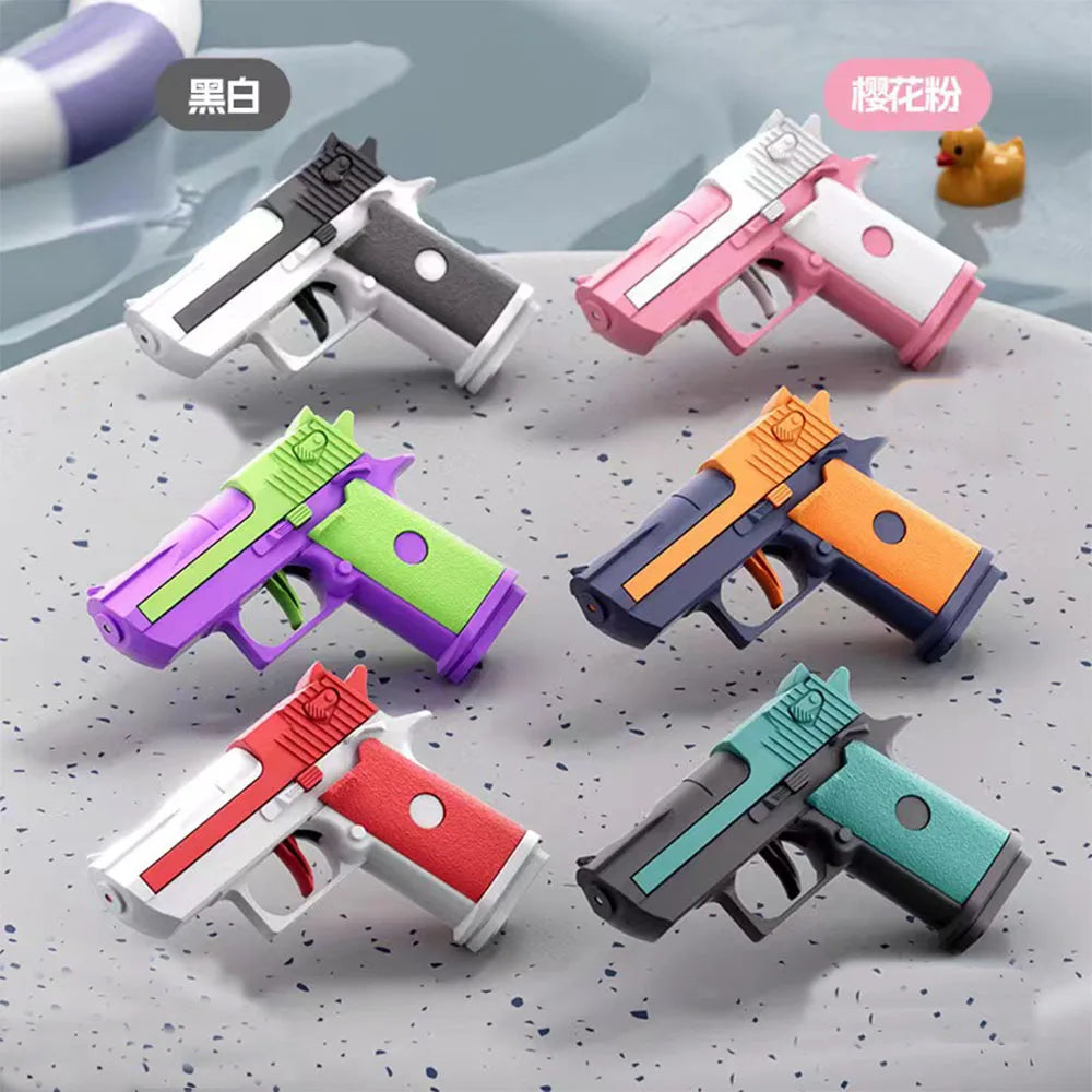 Manual Desert Eagle Style Water Gun – Summer Toy Pistol for Boys & Girls Outdoor Beach Play