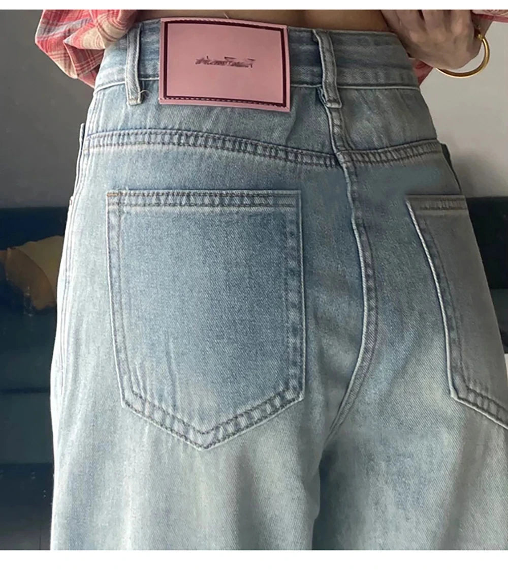 S-5XL Size Light Blue Jeans