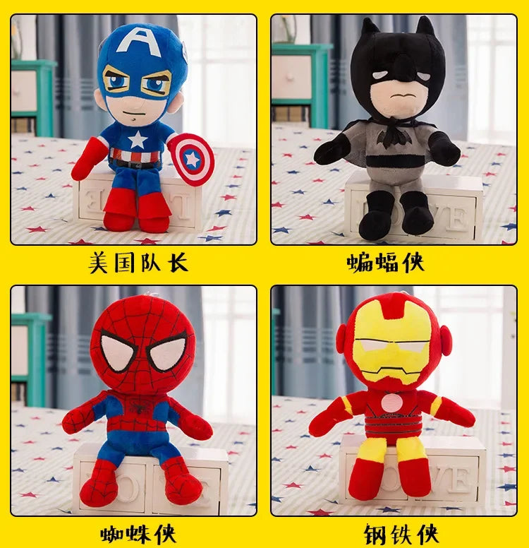 27/40cm Marvel Spiderman Plush Doll – Soft Stuffed Superhero Toy | Avengers Gift for Boys, Christmas & Birthdays