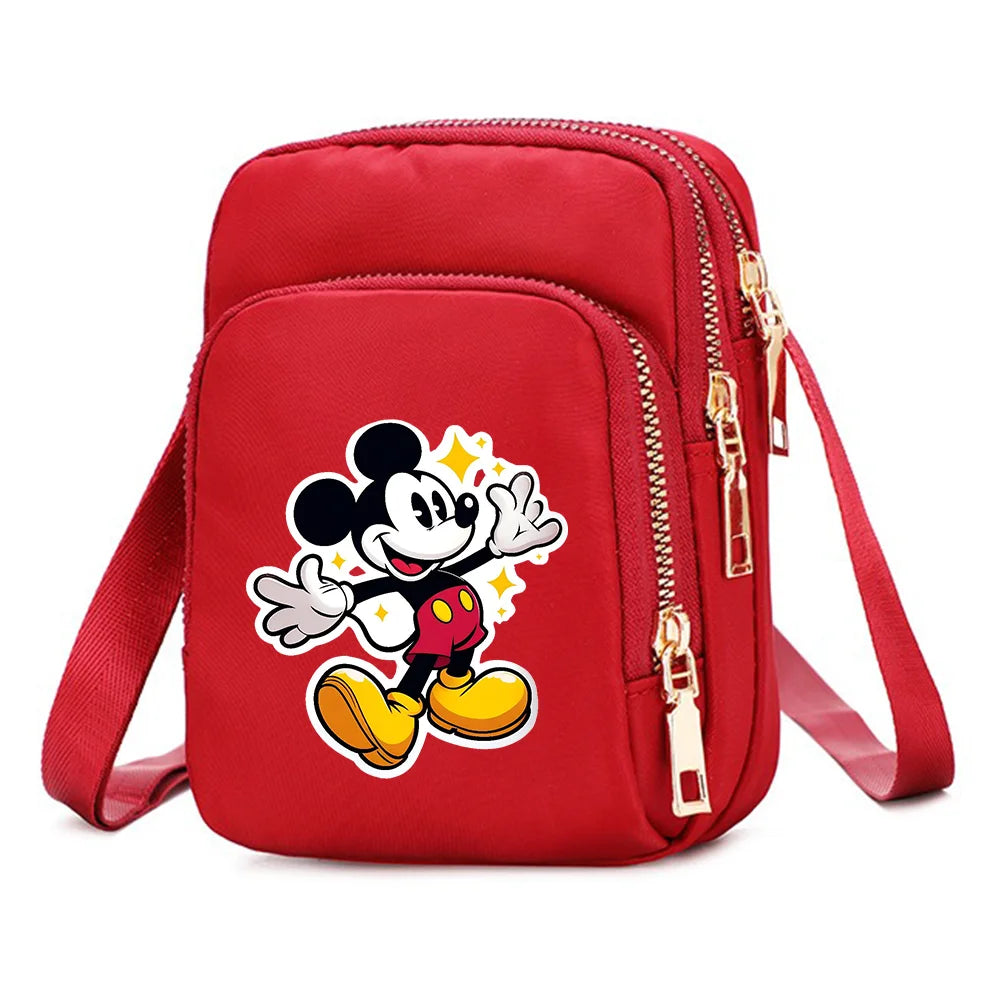 Mickey & Minnie Mouse Women’s Shoulder Bag – Crossbody Cell Phone Purse
