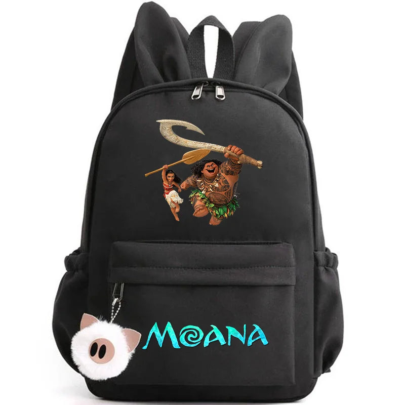 Disney Moana Backpack – Stylish & Practical with Playful Rabbit Ears for Kids and Teens