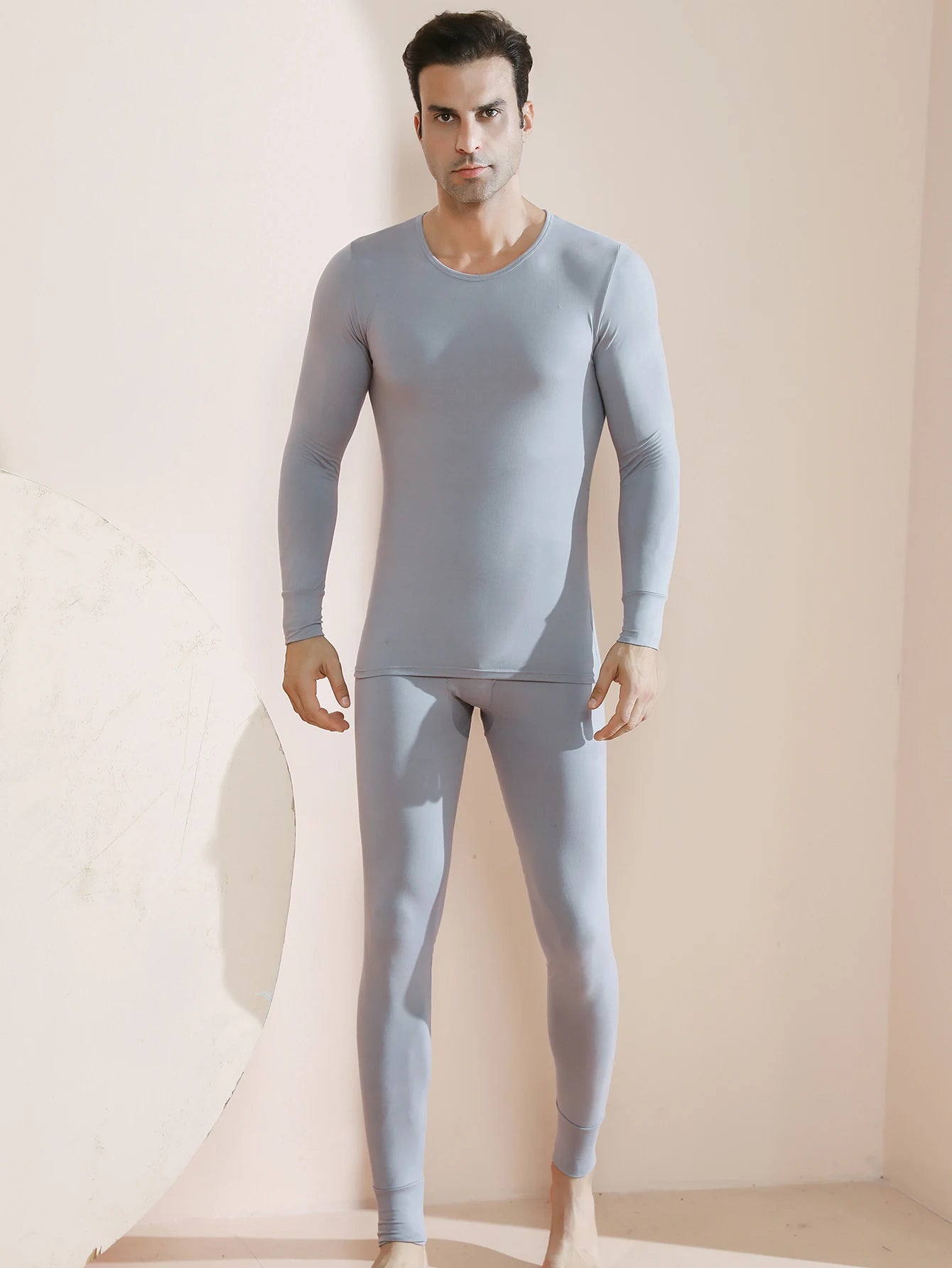 Men’s Premium Thermal Underwear Set – Ultra-Soft Fleece Lined Long Johns | 2-Piece Base Layer for Cold Weather & Outdoor Sports