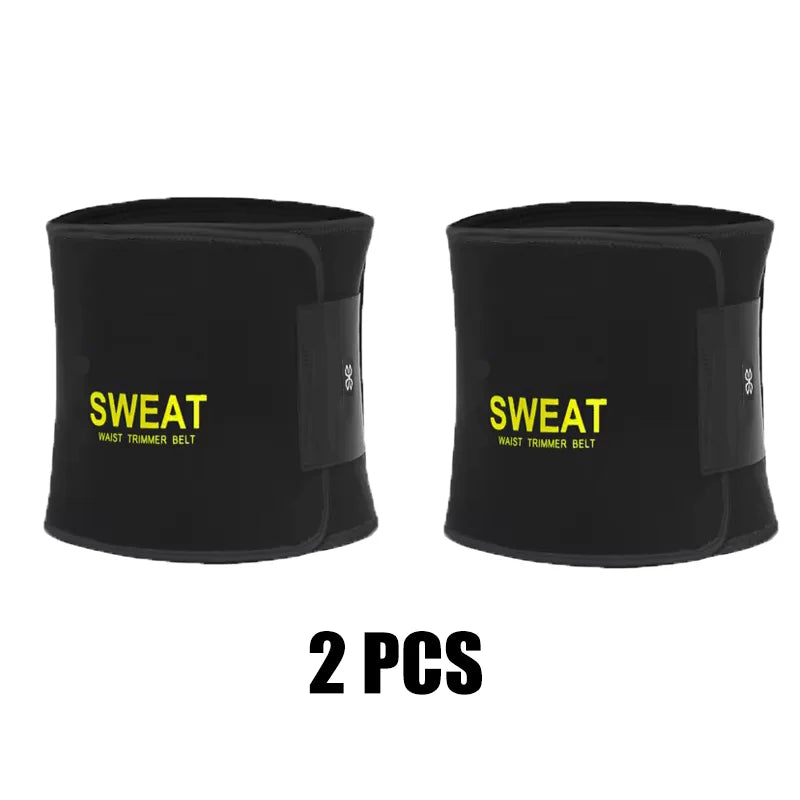 Unisex Neoprene Waist Trimmer Belt – Adjustable Sweat Wrap for Tummy Control, Fat Burn & Back Support | Body Shaper for Men & Women