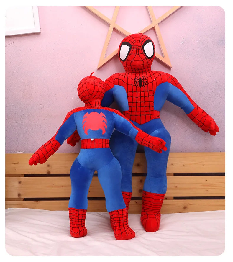70cm Giant Spider-Man Plush Doll – Soft Stuffed Superhero Pillow | Marvel Cartoon Toy Gift for Boys & Kids’ Birthdays