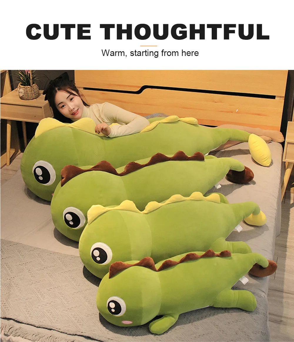 60cm Giant Dinosaur Plush Toy – Soft Stuffed Animal Pillow | Kawaii Birthday Gift for Kids & Room Decor