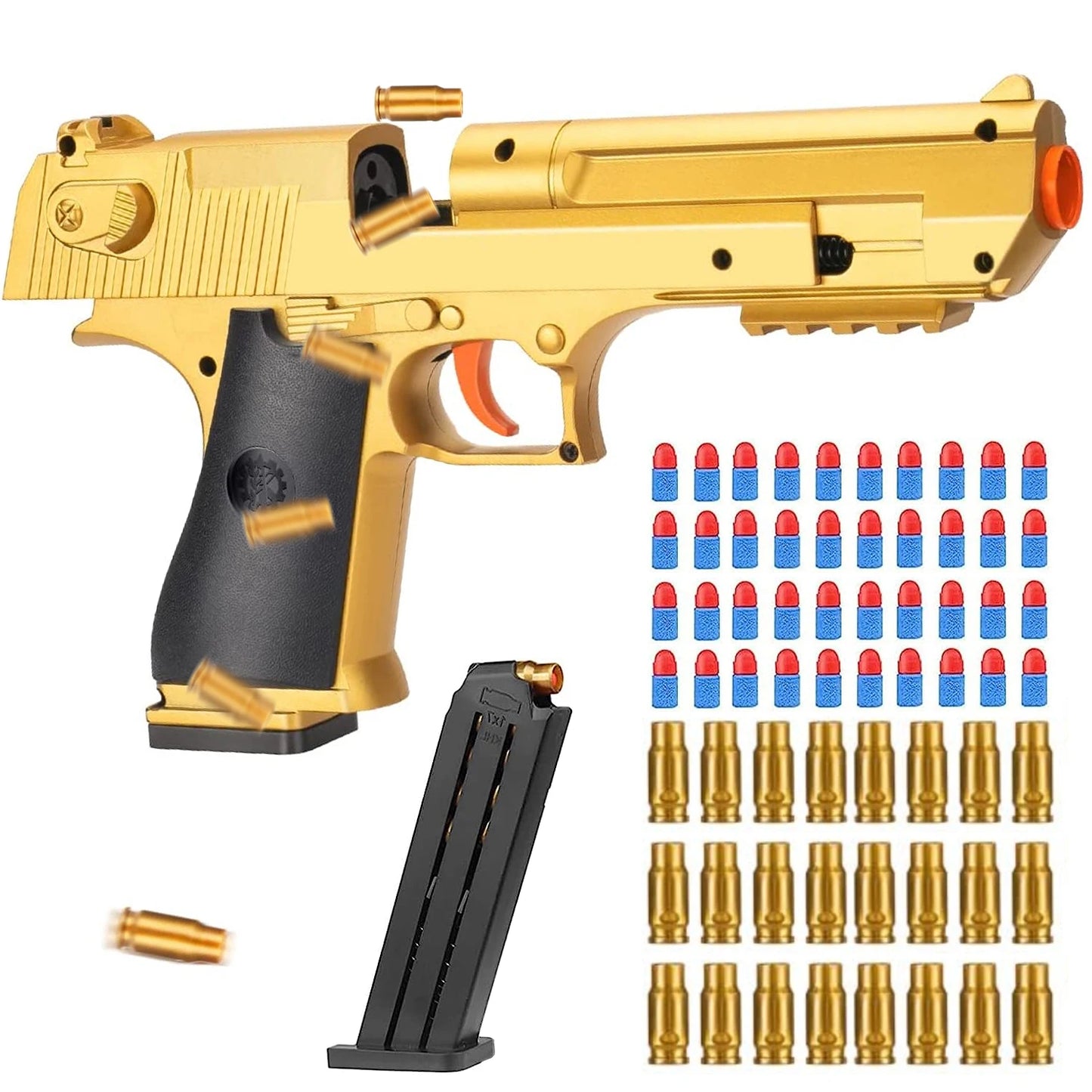 Shell Ejecting Toy Pistol – Safe Soft Bullet Blaster for Kids