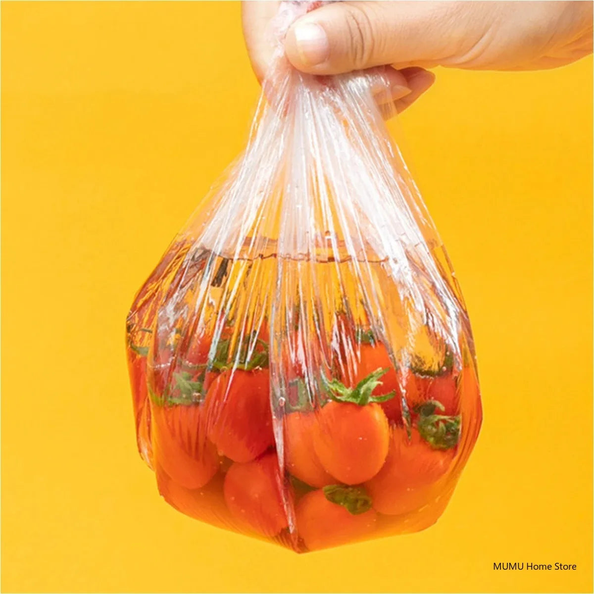 Colorful Disposable Food Covers – Elastic Fresh-Keeping Plastic Wrap Bags (Multi-Use)