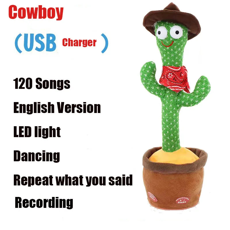Dancing Cactus Talking Cactus Baby Toys