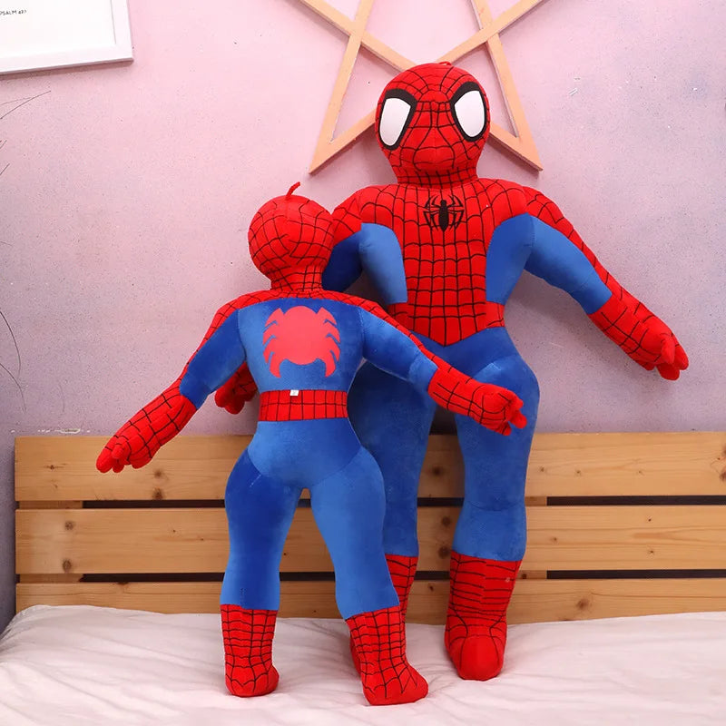 70cm Giant Spider-Man Plush Doll – Soft Stuffed Superhero Pillow | Marvel Cartoon Toy Gift for Boys & Kids’ Birthdays