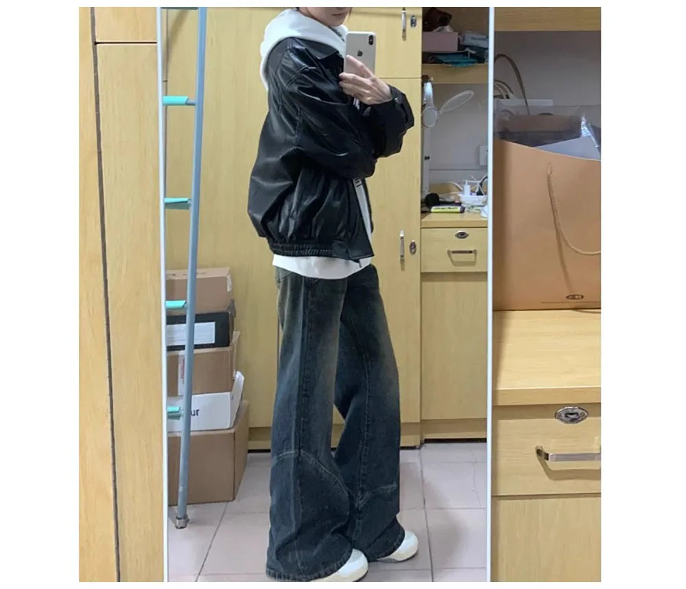 Dark Wash Denim Pants