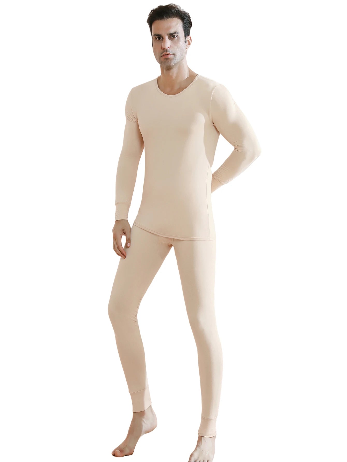 Men’s Premium Thermal Underwear Set – Ultra-Soft Fleece Lined Long Johns | 2-Piece Base Layer for Cold Weather & Outdoor Sports