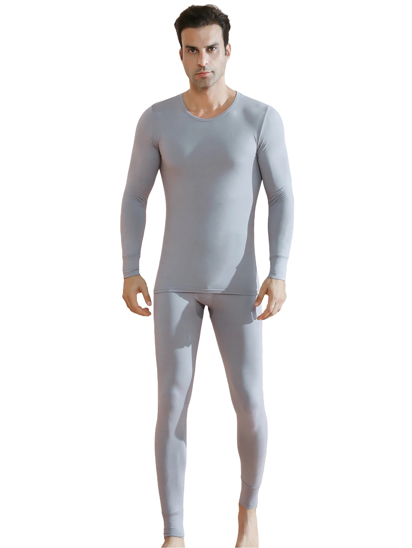 Men’s Premium Thermal Underwear Set – Ultra-Soft Fleece Lined Long Johns | 2-Piece Base Layer for Cold Weather & Outdoor Sports