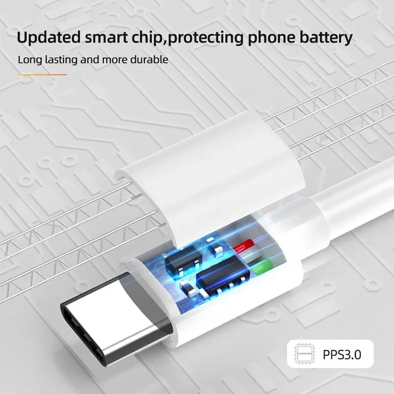 Original Xiaomi 120W USB Type-C Cable – 6A 67W Turbo Fast Charging