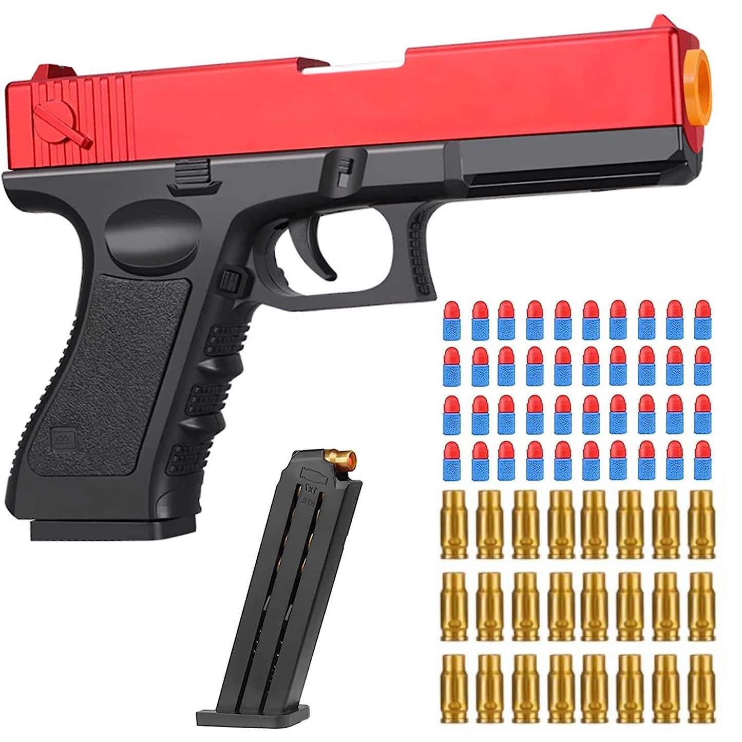 Shell Ejecting Toy Pistol – Safe Soft Bullet Blaster for Kids