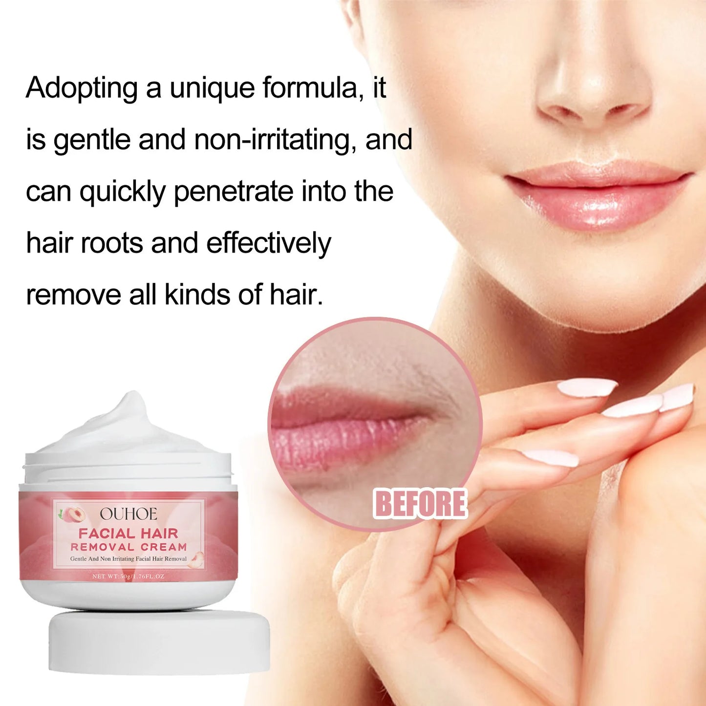 Painless Hair Removal Cream – Gentle, Fast, and Nourishing