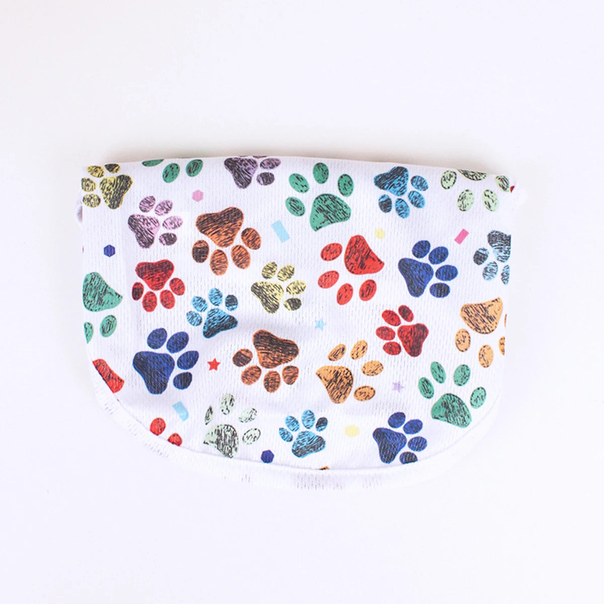 Summer Dog Vest – Breathable Footprint Print T-Shirt for Small and Medium Dogs