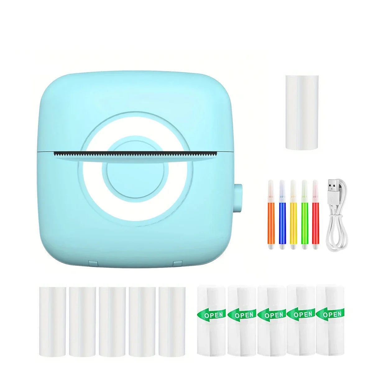 Mini Bluetooth Thermal Printer – Portable, Wireless, Ink-Free
