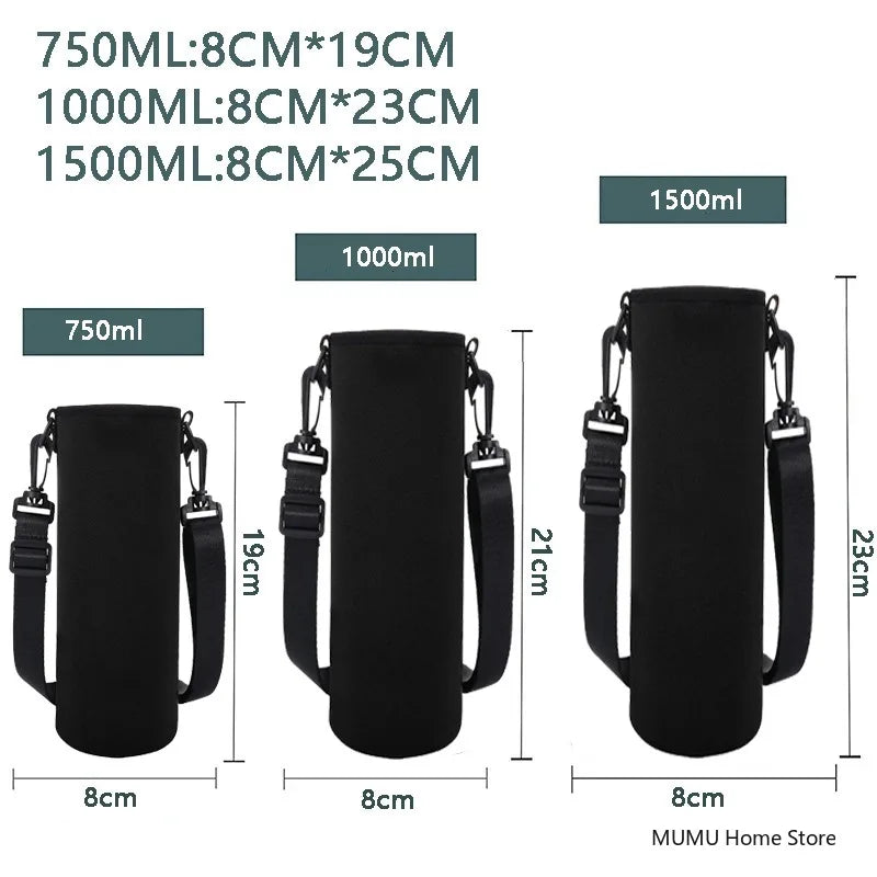 Sport Water Bottle Case – Insulated Neoprene Pouch Holder Sleeve Cover