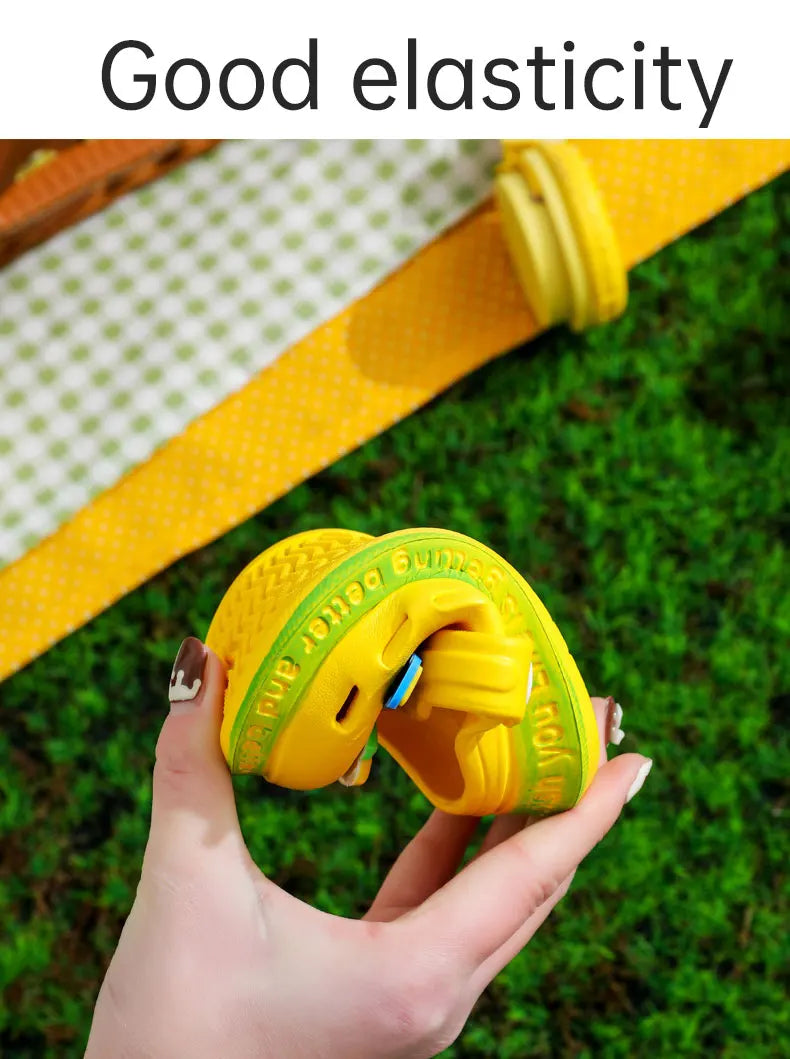 Cartoon Hole Sandals for Kids – Soft EVA Summer Slippers for Boys & Girls