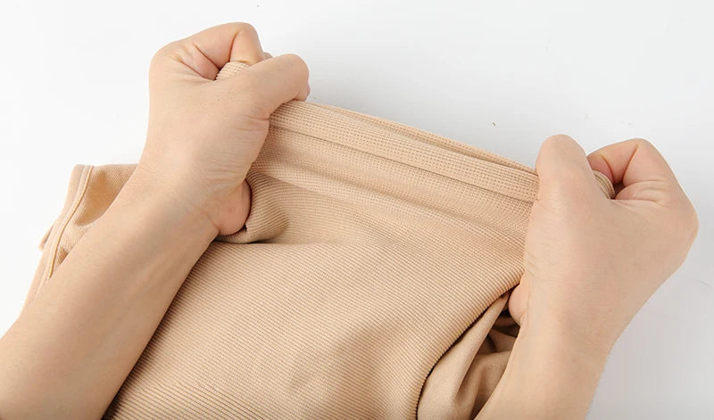 Low Back Bodysuit Shapewear for Women – Seamless Tummy Control Push-Up Body Shaper with Open Crotch & Adjustable Straps