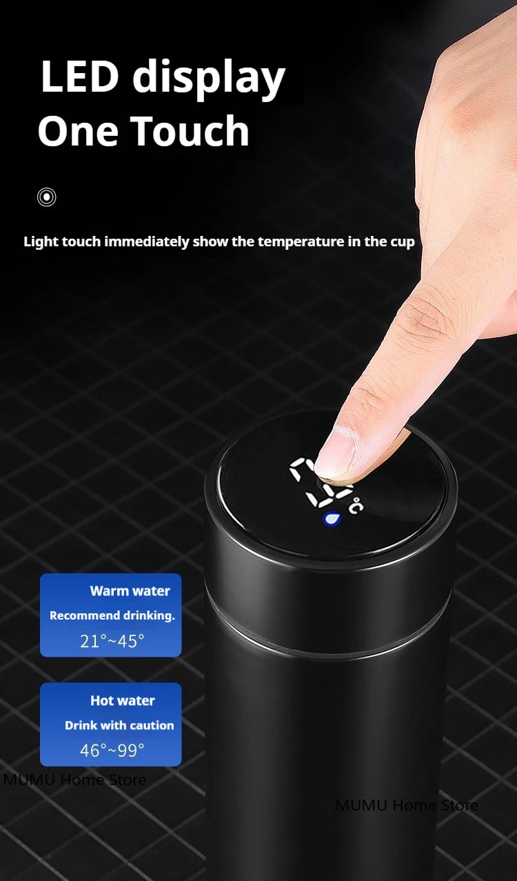 500ML Intelligent Temperature Thermos Bottle – LED Display & Stainless Steel Insulation