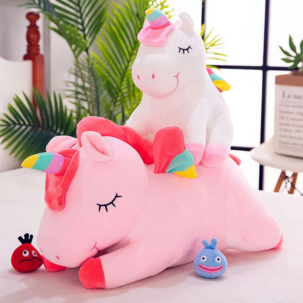 Unicorn Plush Sleeping Pillow – Soft Stuffed Animal in Multiple Colors | Magical Birthday Gift for Children