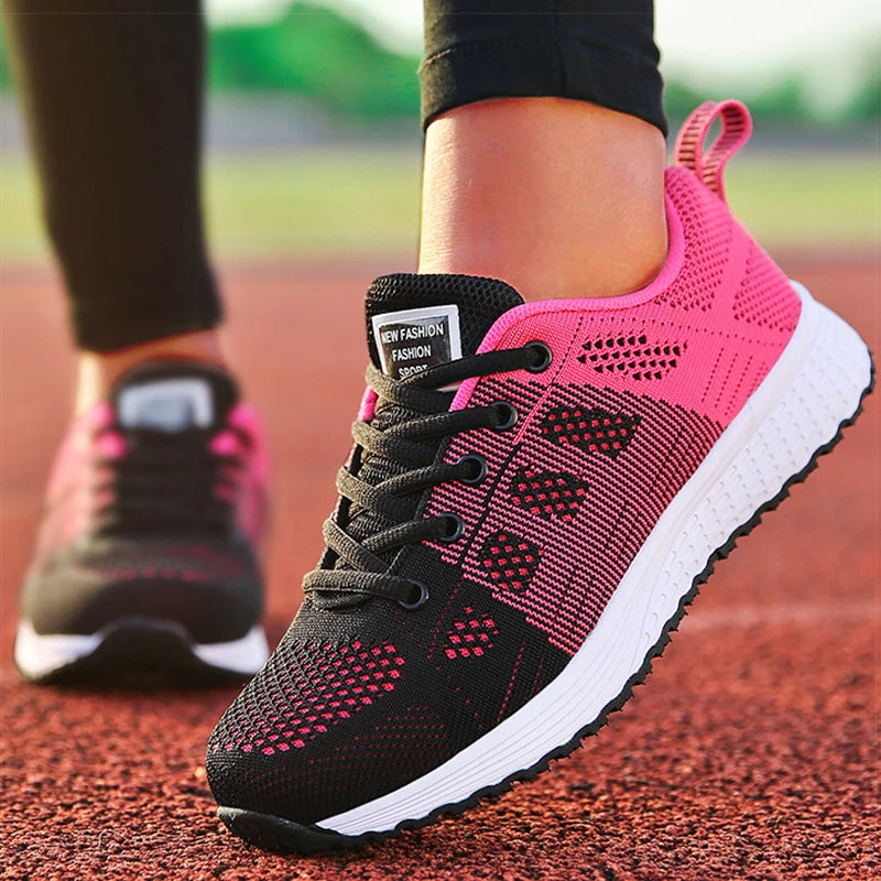 Women Sneakers Mix Color Gym Shoes
